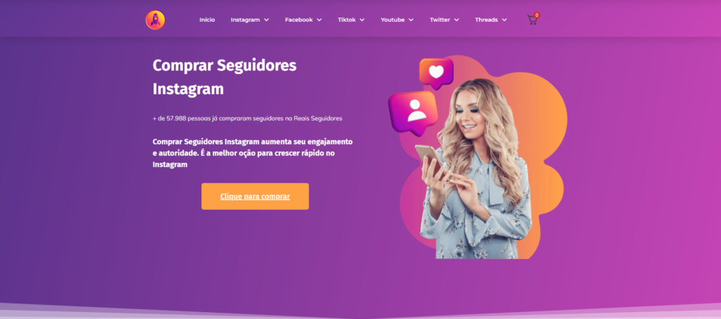 Comprar Seguidores no Instagram - reaisseguidores.com